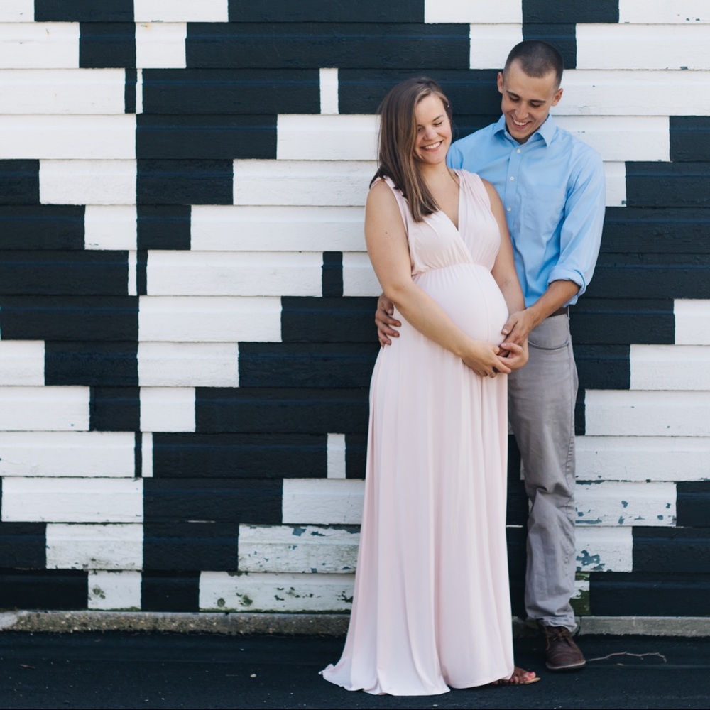 Blush Pink Floor Length Dress